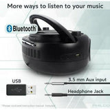 Wholesale-Philco PJC7000BT Portable CD Player Boombox Bluetooth Cassette Radio-Boombox-Electro Vision Inc