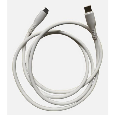 Wholesale-Philco PMA2034C USB-C Silicone Cable 1.2M 100W - White-USB Cable-Electro Vision Inc