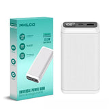 Wholesale-Philco PMA8224BK 20,000mAh Power Bank 22.5W PD Fast Charger, Portable External Battery-Power Bank-Electro Vision Inc