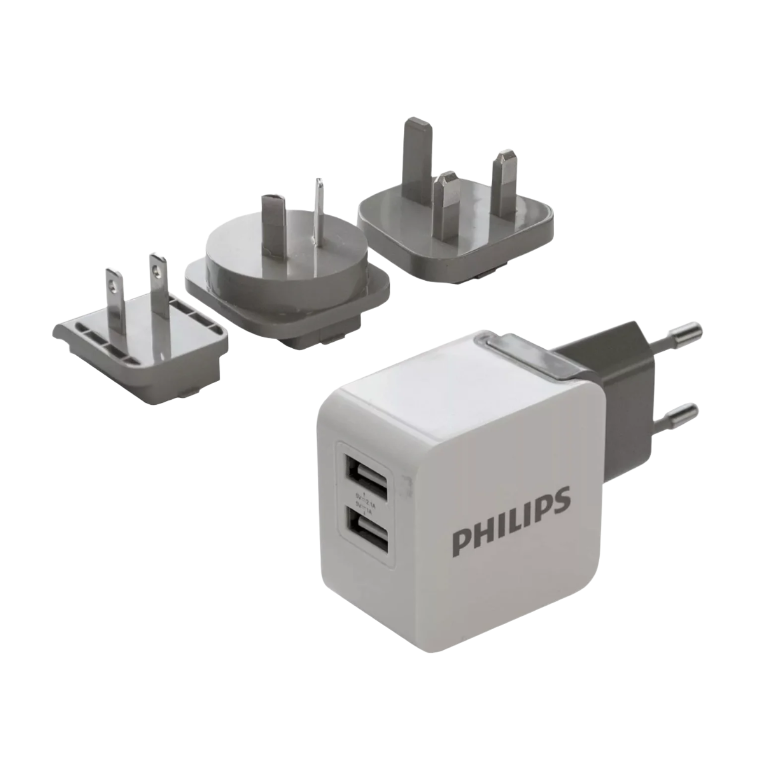 Wholesale-Philips DLP2220 Universal International Travel Charger – EU/UK/US Plug Compatibility-Electro Vision Inc