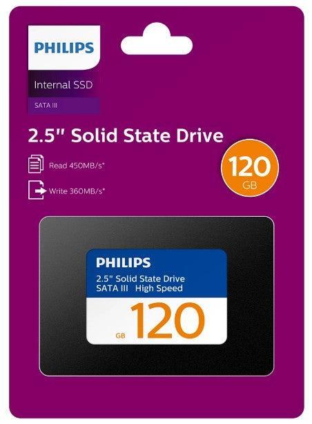 Wholesale-Philips FM12SS12OB Internal SSD SATA III 120GB 2.5"-SSD-Electro Vision Inc