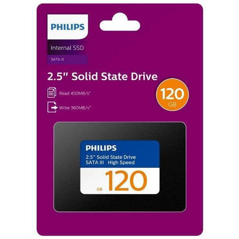 Wholesale-Philips FM12SS12OB Internal SSD SATA III 120GB 2.5"-SSD-Electro Vision Inc