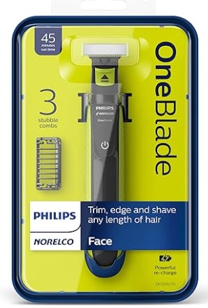 Wholesale-Philips Norelco QP2520/70B OneBlade Hybrid Electric Trimmer & Shaver-Trimmer-Electro Vision Inc