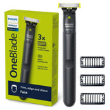 Wholesale-Philips QP1424/70 Norelco Oneblade Original Face, Powered Electric Shaver and Trimmer, QP1424/70-Electro Vision Inc