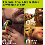 Wholesale-Philips QP2724/70 One Blade 5-in-1 Adjustable Comb and Innovative 360 Blade-Blade-Electro Vision Inc