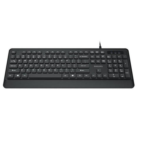 Wholesale-Philips SPK6274 Wired USB Keyboard - Black-Keyboard-Electro Vision Inc