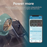 Wholesale-Philips SPP9068BF/37 Surge Protector 6 Outlet 3 Wi‑Fi Ports 8 ft Black-Surge Protector-Electro Vision Inc