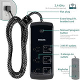 Wholesale-Philips SPP9068BF/37 Surge Protector 6 Outlet 3 Wi‑Fi Ports 8 ft Black-Surge Protector-Electro Vision Inc