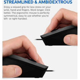 Wholesale-Philips SPT6234 Wired Keyboard and Mouse Combo - Black-Keyboard & Mouse-Electro Vision Inc