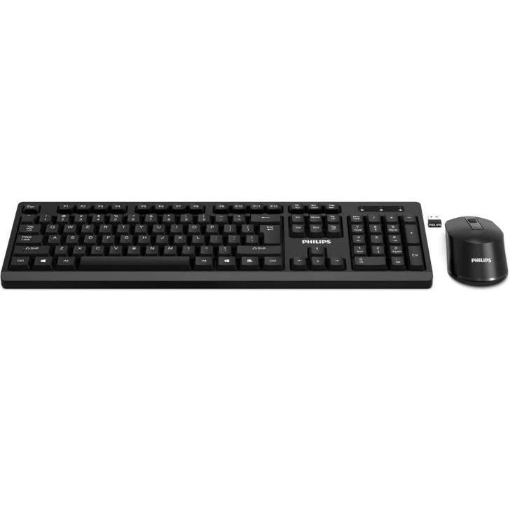 Wholesale-Philips SPT6354 Wireless Keyboard and Mouse Combo - Black-Keyboard & Mouse-Electro Vision Inc