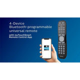 Wholesale-Philips SRP4221B/27 4-Device Bluetooth-Programmable Universal Remote-Electro Vision Inc