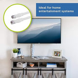 Wholesale-Philips SWV2175H/37 Coax Cable RG6 25ft White-Electro Vision Inc