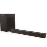 Wholesale-Philips TAB7305 Soundbar 2.1 Channel 300W Wireless Subwoofer HDMI ARC Bl-Speakers-Electro Vision Inc