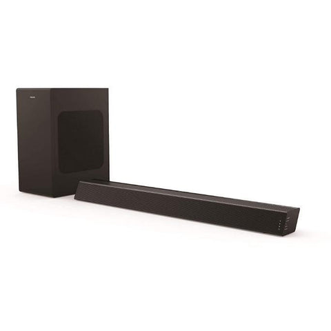 Wholesale-Philips TAB7305 Soundbar 2.1 Channel 300W Wireless Subwoofer HDMI ARC Bl-Speakers-Electro Vision Inc