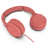 Wholesale-Philips TAH4105RD Wired On-Ear Headphones 3.5mm with Mic - Red-Headphones-Electro Vision Inc