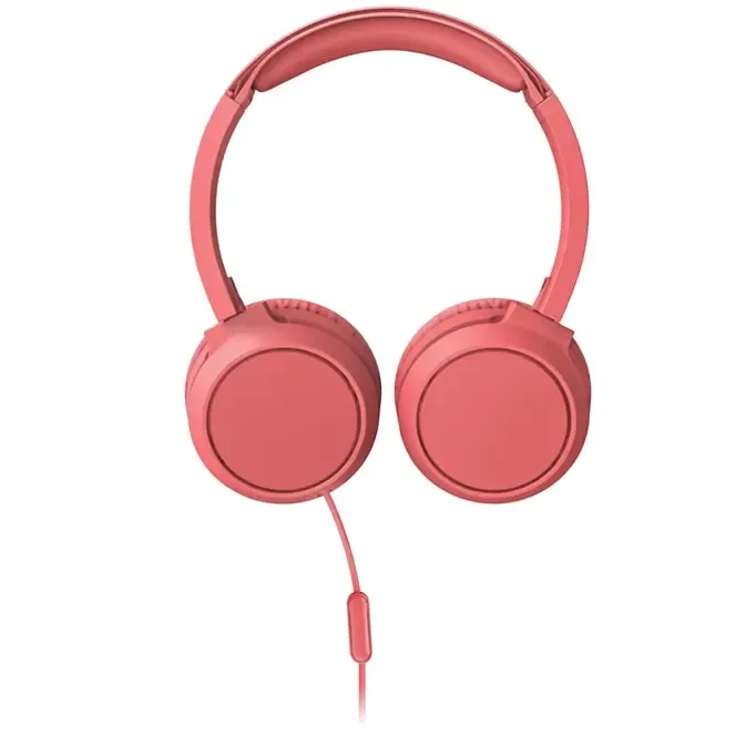 Wholesale-Philips TAH4105RD Wired On-Ear Headphones 3.5mm with Mic - Red-Headphones-Electro Vision Inc