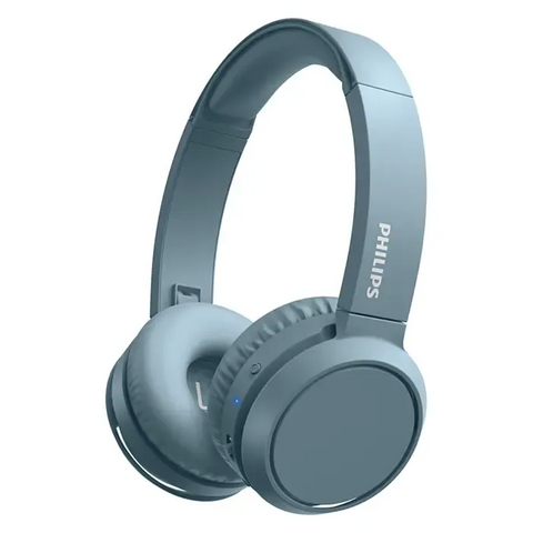 Wholesale-Philips TAH4205BL/00 Wireless On-Ear Headphones Bluetooth USB-C - Blue-Headphones-Electro Vision Inc