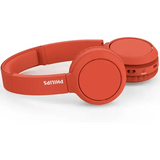 Wholesale-Philips TAH4205RD/00 Wireless On-Ear Headphones Bluetooth USB-C - Red-Headphones-Electro Vision Inc