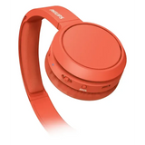 Wholesale-Philips TAH4205RD/00 Wireless On-Ear Headphones Bluetooth USB-C - Red-Headphones-Electro Vision Inc