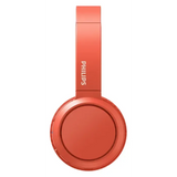 Wholesale-Philips TAH4205RD/00 Wireless On-Ear Headphones Bluetooth USB-C - Red-Headphones-Electro Vision Inc