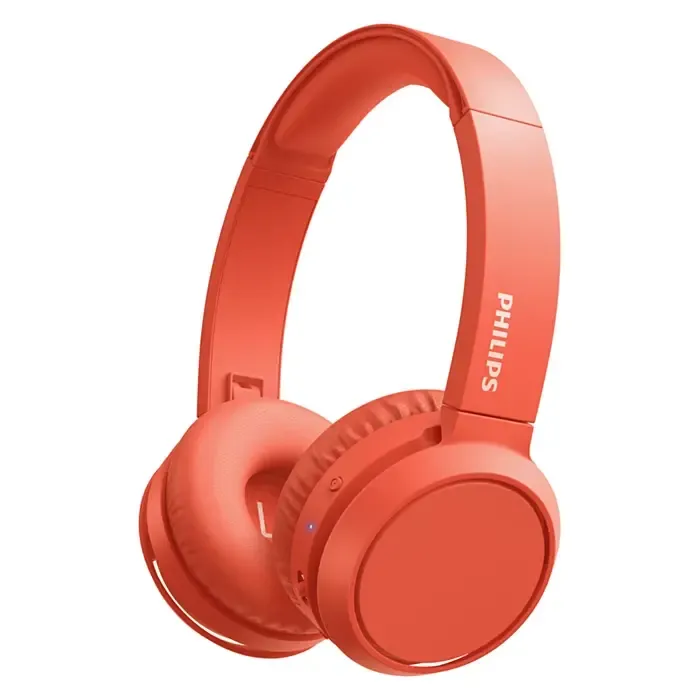 Wholesale-Philips TAH4205RD/00 Wireless On-Ear Headphones Bluetooth USB-C - Red-Headphones-Electro Vision Inc