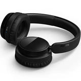 Wholesale-Philips TAH5209BK/00 Wireless Over-Ear Headphones Bluetooth USB-C - Black-Headphones-Electro Vision Inc