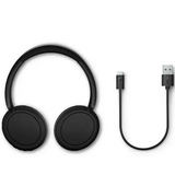 Wholesale-Philips TAH5209BK/00 Wireless Over-Ear Headphones Bluetooth USB-C - Black-Headphones-Electro Vision Inc