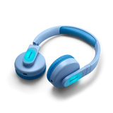 Wholesale-Philips TAK4206BL Kids Wireless On-Ear Headphones Blue-Headphone-Electro Vision Inc