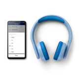 Wholesale-Philips TAK4206BL Kids Wireless On-Ear Headphones Blue-Headphone-Electro Vision Inc