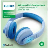 Wholesale-Philips TAK4206BL Kids Wireless On-Ear Headphones - Blue-Headphone-Electro Vision Inc