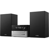 Wholesale-Philips TAM3205M2 Micro HiFi System CD Player Bluetooth FM USB 20W 110/240V-Stereo Speakers-Electro Vision Inc