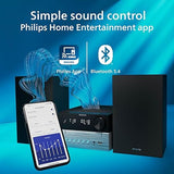 Wholesale-Philips TAM3205M2 Micro HiFi System CD Player Bluetooth FM USB 20W 110/240V-Stereo Speakers-Electro Vision Inc