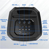Wholesale-Philips TAX2208 Portable Bluetooth Speaker 8" - Black-Speaker-Electro Vision Inc