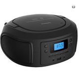Wholesale-Philips TAZ4300BK Bluetooth CD Player Boombox FM USB AUX 110/240V - Black-Boombox Radio-Electro Vision Inc