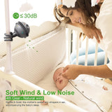 Wholesale-Planet Fan LLDF55 Flexible Tripod Hidden Blades-Portable Foldable Fan-Electro Vision Inc