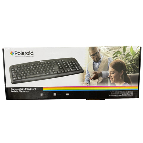 Wholesale-Polaroid PWK1005PRO Wired Keyboard 107-Key-Keyboard-Electro Vision Inc