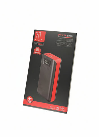 Wholesale-Power Bank PB-115 Dual USB Digital Display 20000mAh-Power Bank-Electro Vision Inc