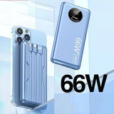 Wholesale-Power Bank with Built In Cables - 10,000mAh-Power Bank-Electro Vision Inc