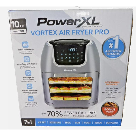 Wholesale-Power XL Vortex Air Fryer Pro Plus 10 Qt-Air Fryer-Electro Vision Inc