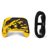 Wholesale-PowerA 1516985 Enhanced Wired Controller for Nintendo Switch - Pikachu Lightning-Switch Controller-Electro Vision Inc