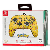 Wholesale-PowerA NSGP0083 Enhanced Wired Controller for Nintendo Switch - Pikachu Moods-Switch Controller-Electro Vision Inc