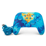 Wholesale-PowerA NSGP0090-01 Enhanced Wired Controller for Nintendo Switch - Tie Dye Pikachu-Switch Controller-Electro Vision Inc