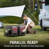 Wholesale-PowerSmart PS-4400W Gasoline Inverter Generator for Outdoor and Home Use,EPA Compliant - 4400-Watt-Electro Vision Inc