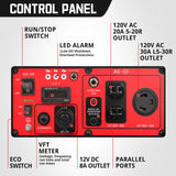 Wholesale-PowerSmart PS-4400W Gasoline Inverter Generator for Outdoor and Home Use,EPA Compliant - 4400-Watt-Electro Vision Inc