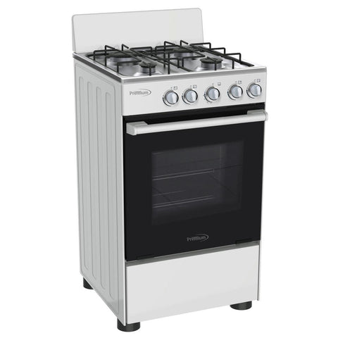 Wholesale-Premium 20" Gas Stove 4 Burners White-Electro Vision Inc
