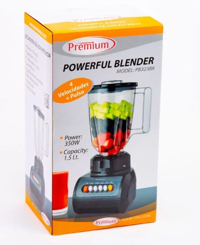 Wholesale-Premium PB323BK Pulse Blender Black Plastic Jar 4-Speed-Electro Vision Inc