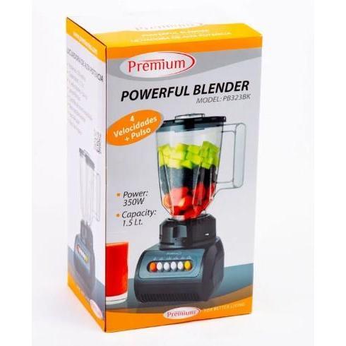 Wholesale-Premium PB323BK Pulse Blender, Plastic Jar 4-Speed - Black-Blender-Electro Vision Inc