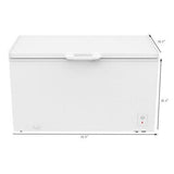 Wholesale-Premium PFR140700W 14 ft³ Chest Freezer-Chest Freezer-Electro Vision Inc