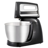 Wholesale-Premium PHSM4007 Electric Hand and Stand Mixer (2-in-1), 5-Speed, 3.5L, Stainless Steel Bowl - Black-Food Mixers & Blenders-Electro Vision Inc
