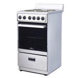 Wholesale-Premium PRE2423GS Range Freestanding 4 Burner Electric Stove 24"-Electric Stove-Electro Vision Inc